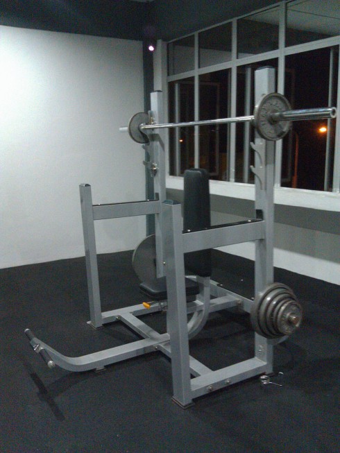 Shoulder Press Rack with safety stoppers
